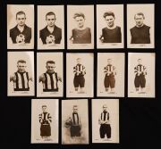 1923 J.J. Schuh "Portraits of our Leading Footballers", a duplicated range between #1 and #80; mainly fine. (70+). - 7