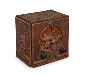 EMERSON "MICKEY MOUSE" rare and early mantle radio, circa 1930s, ​​​​​​​18.5cm high.