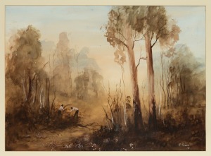 GEOFFREY SPARKS, (Castlemaine landscape), watercolour, signed lower right "G. Sparks, '81", ​​​​​​​52 x 73cm, 77 x 98cm overall.