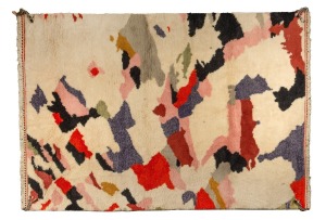 A hand-made Moroccan wool rug, 280 x 185cm