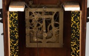 BLACK FOREST antique German cuckoo clock with carved mountain goat finial and twin train movement, 19th century, 49cm high. - 3