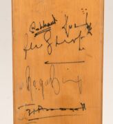 An RP DD Slasher cricket bat, signed by the Indian team that won the 1983 Cricket World Cup in England. - 3
