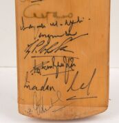 An RP DD Slasher cricket bat, signed by the Indian team that won the 1983 Cricket World Cup in England. - 4
