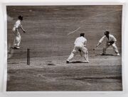 A 1920s - 1940s archive of original press photographs; various sizes and some cut-to-shape; covers mainly Test matches, but also County and State matches. Many action scenes and most are annotated on the back for publication details. (160+). - 4