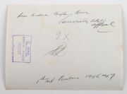A 1920s - 1940s archive of original press photographs; various sizes and some cut-to-shape; covers mainly Test matches, but also County and State matches. Many action scenes and most are annotated on the back for publication details. (160+). - 7