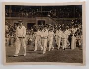 A 1920s - 1940s archive of original press photographs; various sizes and some cut-to-shape; covers mainly Test matches, but also County and State matches. Many action scenes and most are annotated on the back for publication details. (160+). - 8