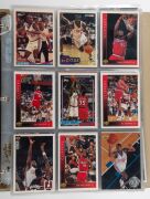 A quantity of NBA collector cards all in slip-in pages and in excellent condition; mainly 1992-95 period. (approx. 200). - 3