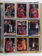 A quantity of NBA collector cards all in slip-in pages and in excellent condition; mainly 1992-95 period. (approx. 200). - 5