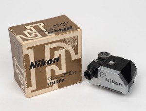 NIPPON KOGAKU: Nikon Photomic FTN&nbsp;Finder [#932591] with plastic cap and maker's box.