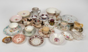 Porcelain tea ware, dishes, bowls etc., including ROYAL DOULTON, CROWN DERBY and others, (qty)