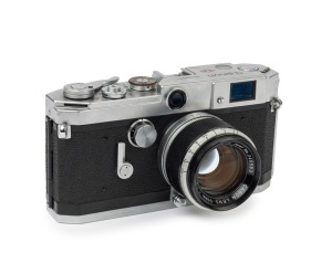 CANON: Canon VL-2 rangefinder camera [#538884] with Canon&nbsp;50mm f1.8 lens [#240563], c. 1958.