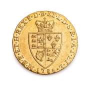 Great Britain, GEORGE III gold guinea, fifth bust or spade type, 1788, EF-aUnc.