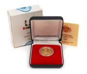 TWO HUNDRED DOLLARS, 1987 $200 gold Arthur Phillip, Proof; in original box of issue.