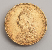 GREAT BRITAIN: VICTORIA, 1892 Sovereign, Jubilee head, St. George reverse, F. - 2