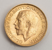 1919 Sovereign, GEORGE V, St. George reverse, Perth, Unc. - 2