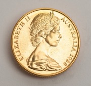 TWO HUNDRED DOLLARS, 1980 $200 gold Koala, uncirculated in blue plastic folder of issue. - 2