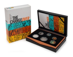 THE CHANGEOVER - FIFTY YEARS OF DECIMAL CURRENCY: RAM 2016 six-coin proof set, in original case with CoA, poster, and box.