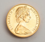 TWO HUNDRED DOLLARS, 1983 $200 gold Koala, uncirculated, in blue plastic folder of issue. - 2