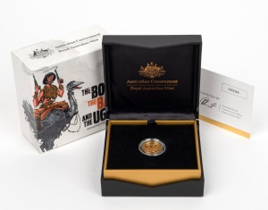 TEN DOLLARS - 1/10oz GOLD PROOF: RAM 2019 'The Bold The Bad And The Ugly' coin, limited edition 46/1000, Canberra mintmark, in original case with CoA and box.