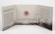 REMEMBRANCE DAY: 2012 RAM carded coloured uncirculated $2 coin, 'C' Mintmark. - 2