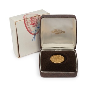 TWO HUNDRED DOLLARS, 1980 $200 gold Koala, uncirculated.