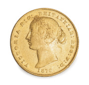 1870 Sovereign, Queen Victoria, Type 2, Sydney Mint reverse, aEF.