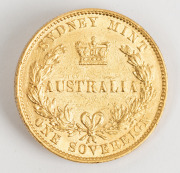 1870 Sovereign, Queen Victoria, Type 2, Sydney Mint reverse, aEF. - 2