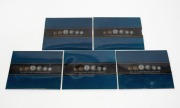 2011 RAM Six Coin Uncirculated sets (5) in original folders.