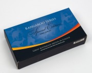 GREAT AUSTRALIANS ARTISTS IN COLOUR: RAM 2009 Kangaroo Series Special Edition set, comprising three $1 1oz silver proofs featuring Rolf Harris, Reg Mombassa, and Ken Done, in original case with CoA and box. - 2