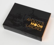 APOLLO 11 MOON LANDING - SILVER PROOF: RAM/United States Mint 2019 50th Anniversary two-coin set, in original case with CoA and box, comprising Australian five dollar coloured 1oz silver coin, together with US half-dollar cupro-nickel coin. - 2