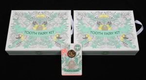 TOOTH FAIRY: 2020 RAM carded uncirculated two-dollar coin, together with two 2021 $2 Tooth Fairy Kits. (3 items)