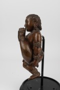 BALA KRISHNA antique bronze sculpture, South Indian origin, 19th century, 31.5cm high, 39.5cm overall including stand. - 5