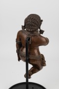 BALA KRISHNA antique bronze sculpture, South Indian origin, 19th century, 31.5cm high, 39.5cm overall including stand. - 6