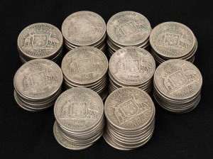 FLORINS: 1946 (100), mixed condition.