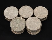 ELIZABETH II, 1966, fifty cents, (50), mainly VF-EF.