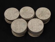 ELIZABETH II, 1966, fifty cents, (50), mainly VF-EF.