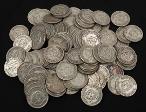 SHILLINGS: George VI, 1946 (Melbourne), mixed condition, (100).