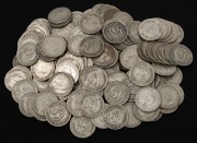 SHILLINGS: George VI, 1946 (Melbourne, 32; San Francisco, 14), 1948 (28), 1950 (2), 1952 (22) and Elizabeth II dates (28); mixed condition, (126).