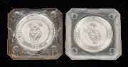 TWENTY FIVE DOLLARS: The Australian Koala 1988 $25 1/4 oz proof coins (2).