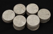 ELIZABETH II, 1966, fifty cents, (60), mainly VF-EF.