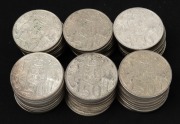 ELIZABETH II, 1966, fifty cents, (60), mainly VF-EF.