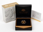 TWENTY-FIVE DOLLARS - &frac14;oz GOLD PROOF: RAM 2019 '6th Portrait - A New Effigy Era' coin, limited edition 336/750, in original case with CoA and box.