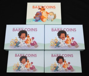 Group of three RAM baby coin proof sets, all in original cases with CoA and box, comprising the years 2021 and 2022 (x2), together with two 2022 uncirculated sets. (5 items)