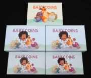 Group of three RAM baby coin proof sets, all in original cases with CoA and box, comprising the years 2021 and 2022 (x2), together with two 2022 uncirculated sets. (5 items)