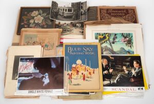 Assorted antique prints, certificates and ephemera, (qty)