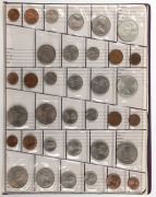 1910 - 1986 collection in Port Phillip slip-in coin album. Comprising of 1911 - 1964 Half-pennies (45), 1911 - 1963 Pennies (60), 1910 - 1963 Theepences (41), Sixpences 1917 - 1963 (37), Shillings 1917 - 1963 (22), Florins 1913 - 1963 (27), 1937 Crowns (2 - 2