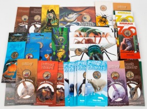 ANIMALS: Group of forty-five RAM carded uncirculated $1 issues, including six different 'Animals Of The Zoo' series, six different 'Air Series', seven 'Ocean Series', twelve 'Land Series', six different 2013 'Polar Animals' series, six different 2014 'Ins