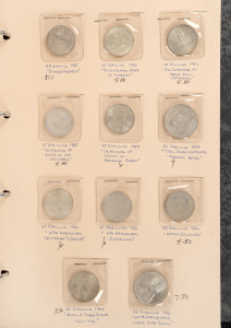 AUSTRIA: Mainly 1950s-70s collection of silver and other coins, mainly in Proof or Uncirculated condition, but also including some earlier non-silver emissions and a 1780 Maria Therese Thaler restrike in silver. (52 items).