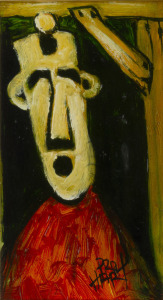 KEVIN CHARLES (PRO) HART (1928-2006), Oil Can Harry, oil on board, signed lower right "Pro Hart", ​​​​​​​19 x 11cm, 57 x 47cm overall