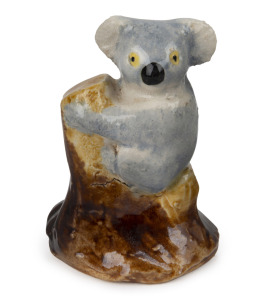 GRACE SECCOMBE pottery koala statue, incised "G. S. Aus.", 8cm high